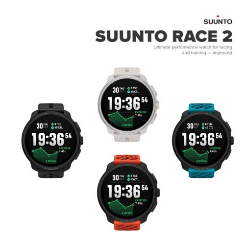 SUUNTO Race 2 運動智能手錶 不鏽鋼