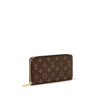 Louis Vuitton 路易威登 ZIPPY 新版經典老花拉鍊長夾/手拿包 M42616(法國製 棕色內裡)