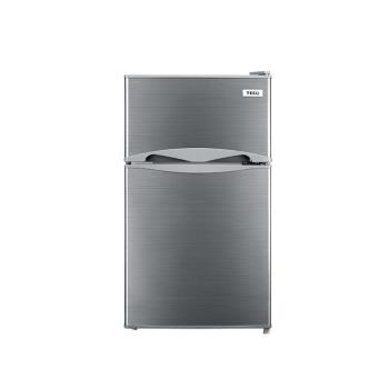 東元101公升雙門銀色冰箱R1011S