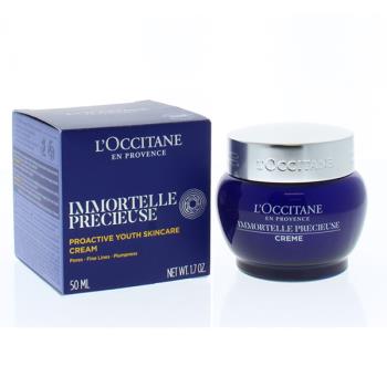 L'OCCITANE歐舒丹 蠟菊精華霜為專櫃公司貨，50ml容量，適合各種膚質使用。富含天然蠟菊成分，提供深度滋養與保濕效果，專為臉部與眼部設計，有效改善肌膚乾燥與細紋問題，是日常保養的理想選擇。