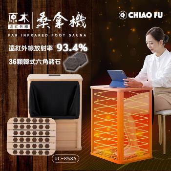 巧福 UC-858A 巧福 UC-858A 紅外線桑拿機,專為家用設計,具備加熱功能、定時功能及紅外線療法,讓您輕鬆享受桑拿放鬆。功率250W,電壓AC110V/60Hz,本體尺寸50×40×67cm,重量11.7kg,BSMI認證T51286,1年保固。無遙控器及注水需求,產地中國,為個人衛生用品,一經拆封使用將影響退貨許可權。