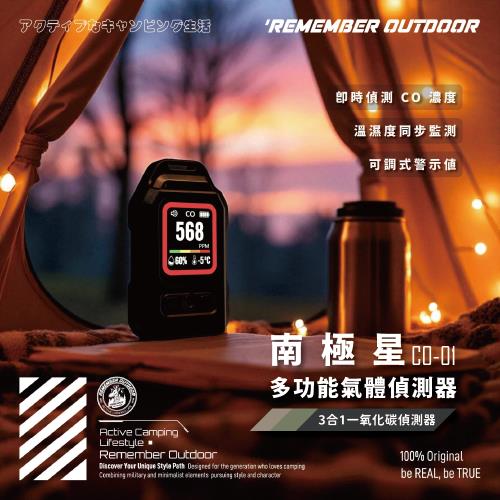 【樂活不露】南極星多功能氣體偵測器 CO 氣體偵測器 露營