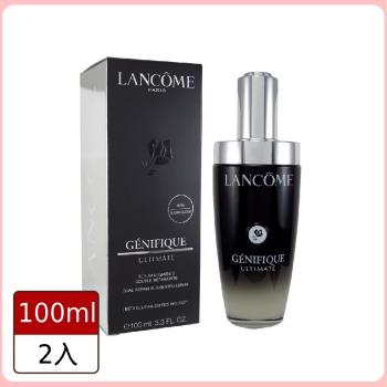 【LANCOME 蘭蔻】超極限肌因賦活露100ml (全新小黑瓶PRO)*2入組