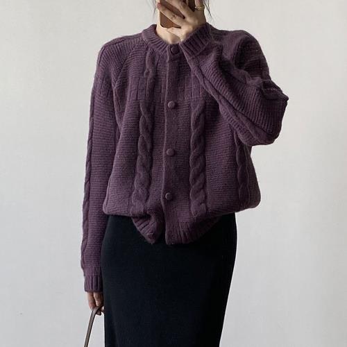 【nata】甜美麻花針織外套（共四色）