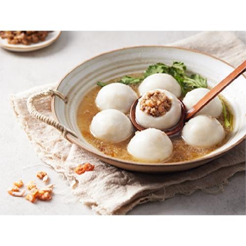 蒸荐康古法手作Q彈湯圓組-手工鹹湯圓