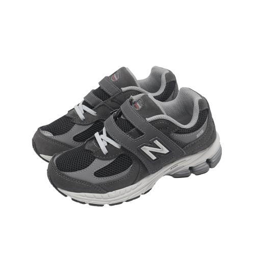 New Balance NB 休閒鞋 2002R 寬楦 中童 小朋友 灰 黑 魔鬼氈 千禧跑鞋 PV2002RA-W