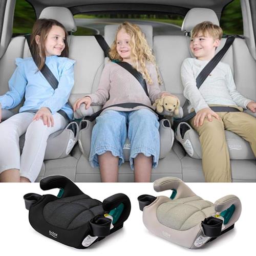 Britax UpNGo Click 便攜增高汽車座椅4-12歲(Isofix安裝)附杯架｜成長型汽座輔助墊.兒童輔助椅