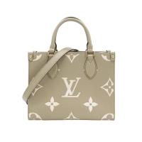 Louis Vuitton 展示品 OnTheGo PM 牛皮手提二用包(M45779-斑鳩灰)