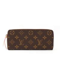 LV Monogram CLEMENCEㄇ型拉鍊長夾(櫻花粉) M61298