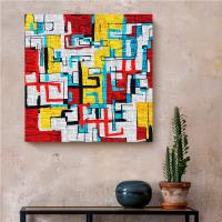 【日本 VisualSonic】藍牙畫布音箱-抽象藝術風格 / 9款花色