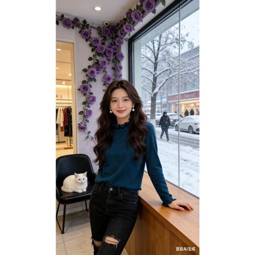 iima日本極細暖絨針織精品上衣