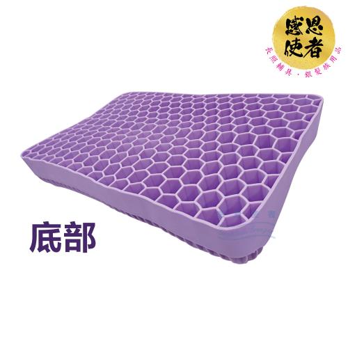 感恩使者蜂巢式凝膠枕頭1個入含針織布套ZHCN2332 頸椎支撐高回彈透氣紓