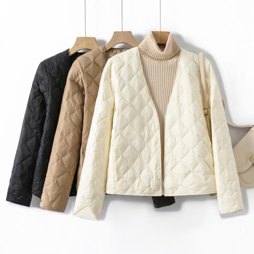 【10衣綾】V領百搭保暖夾棉外套(百搭/透氣/舒適/3色可選/M-2XL/KDCQ-9057)