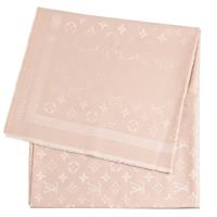 Louis Vuitton LV M96978 Monogram Classic 柔軟羊毛混紡圍巾/披肩.米色