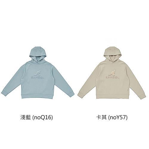 KANGOL 長袖帽T 休閒上衣 繡花圖示 女款 64521052