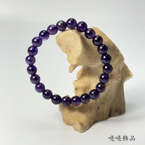 喨喨飾品】智慧寶石2A 6mm紫水晶(小朋友配戴尺寸)手鍊A894|紫水晶