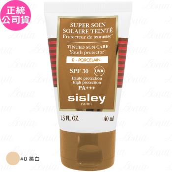 SISLEY希思黎御緻抗老防曬潤色精華，SPF30/PA+++/#1自然色，40ml無盒版，為您提供高效防曬與潤色效果，適合各種膚質使用，為臉部與眼部打造健康透亮肌膚。
