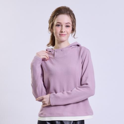 QWI 國際精品雙面細絨連帽衣單品-獨