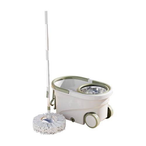 【LEZUN 樂尊】旋轉拖把免手洗幹濕兩用水桶壹體拖地壹體拖地