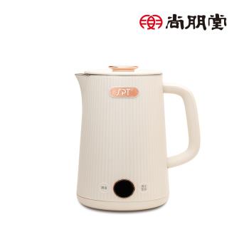  尚朋堂 KT-231TP 電熱水壺，容量1-2公升，採用304不鏽鋼內膽，安全耐用。110V/60Hz電壓，消耗功率900W-1000W，尺寸約21x21x26cm，高1.1kg輕巧設計。中國製造，享1年保固，BSMI許可字號R56297。快速沸騰，適閤家庭辦公室使用，省時省電的理想煮水選擇。 