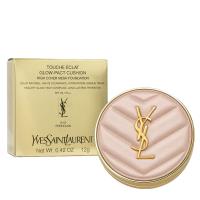 【YSL 聖羅蘭】超模光感精華水氣墊(12g 正裝 國際航空版_粉色限量版#B10白皙)