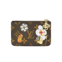 Louis Vuitton Romy 塗層帆布玩偶印花卡片零錢包(M15333-咖)