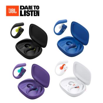 JBL Endurance Peak 4 是一款專為運動設計的藍芽耳機，具備防潑水功能，支援藍芽5.4傳輸技術，提供高靈敏度與清晰語音通話。耳機採用耳掛式設計，輕巧舒適，重量僅101g，並有黑色、白色、紫色、藍色多種純色選擇，適合日常與運動使用。內建麥克風，無需線控，適用於多種作業系統，並附有一年保固與NCC認證。