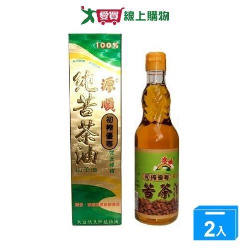源順初榨優等純苦茶油570ml【兩入組】【愛買】