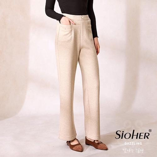 SiOHER.D韓國高訂厚磅直筒褲