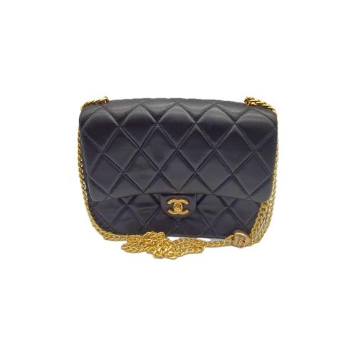 【二手精品 9.8成新】CHANEL香奈兒經典菱格小型翻蓋鏈帶包 編號L247