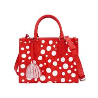 LV LOUIS VUITTON路易威登 M46412 x YK Infinity Dots 圓點印花壓花粒面牛皮手提/肩背包