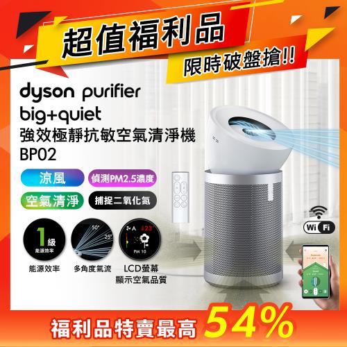 【超值福利品】Dyson 戴森 Purifier Big+Quiet 強效極靜抗敏空氣清淨機 BP02 
