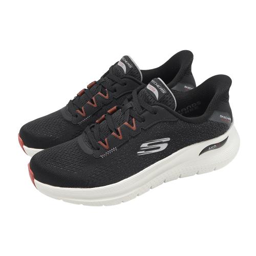 Skechers 健走鞋 Arch Fit 2.0 Slip-Ins 男鞋 黑 足弓支撐 休閒鞋 232713BKRD