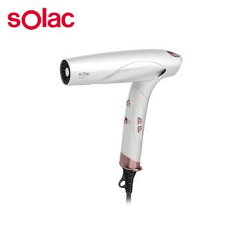 【SOLAC】SD-1300 智能中和離子專業吹風機 珍珠白