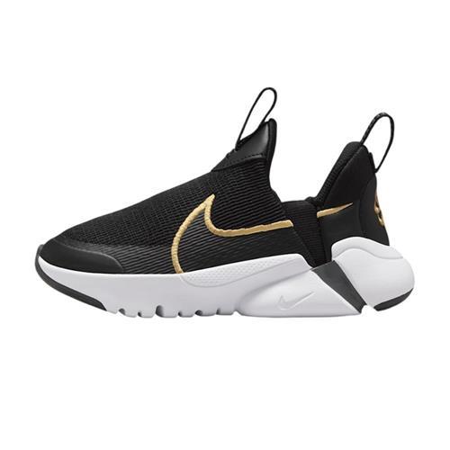 【下殺】Nike 休閒鞋 童鞋 中童鞋 套入式 軟底 Flex Plus 2 黑金【運動世界】DV9000-002|休閒運動鞋|ETMall東森購物網