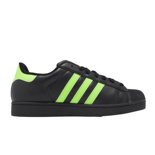 adidas 愛迪達休閒鞋Superstar II 男鞋黑綠貝殼頭JQ3175|休閒運動鞋 