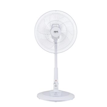 SANLUX臺灣三洋 EF-P16DJ 立式風扇，採用五片葉片設計，提供三段風速調整，風力強勁舒適。產品尺寸 W458xD420xH740~910mm，重3.3KG，輕巧易移動。適用110V 60Hz電壓，產地中國，透過BSMI許可 R63999，安全可靠。適合居家辦公室使用，高效散熱降溫首選。