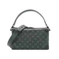 Louis Vuitton Soul Trunk East West 帆布拉鍊斜背包(M11744-黑灰)