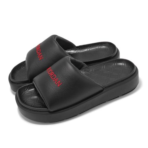 Nike 拖鞋 Wmns Jordan Sophia 女鞋 黑 紅 喬丹 運動拖鞋 FZ7012-001