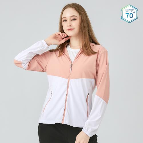 【KISSDIAMOND】2代。UPF70+頂級超防曬涼感外套(抗UV/涼感/高彈力/速乾/M-3XL/KDFJ-2388/女款-淺粉)