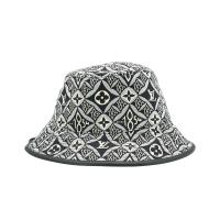 Louis Vuitton 字花帆布漁夫帽-M(MP2829-黑白)