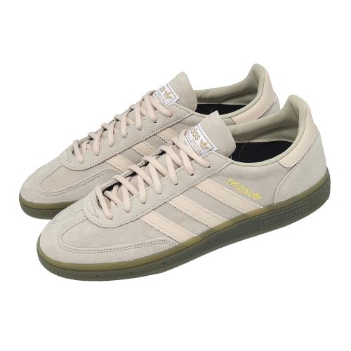 adidas 愛迪達休閒鞋Handball SPZL 男鞋灰米復古麂皮德訓鞋JP7672|休閒 