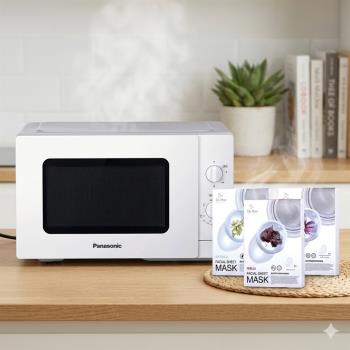 Panasonic 國際牌 25L 機械式微波爐 NN-SM33NW+ DeMon NB 縮時氣墊面膜x10盒組-