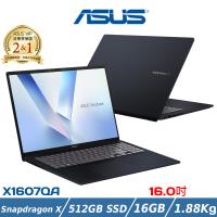 ASUS 華碩 16吋文書筆電 X1607QA-0051B26100 (SX X1/16G/512G/藍)