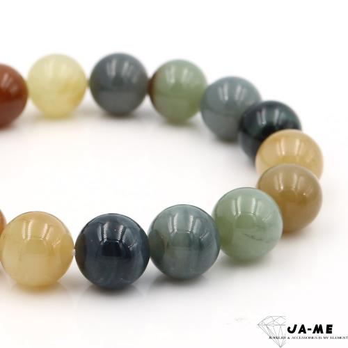 JA-ME】天然和田玉新疆樓蘭三彩手串12mm|手鍊|ETMall東森購物網
