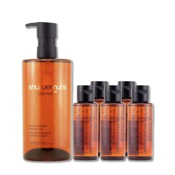 【shu uemura 植村秀】山茶花精萃奢養潔顏油 450ML + 50ML x 5