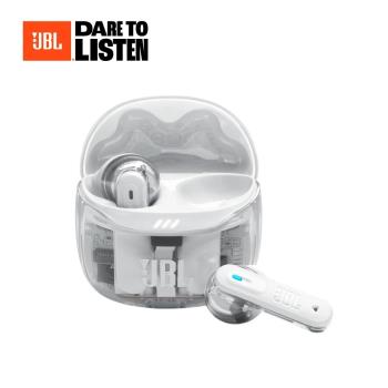 JBL TUNE FLEX 2 真無線藍芽耳機，採用藍芽5.3 技術，提供穩定連線與優異音質。入耳式配戴舒適，內建高靈敏度麥克風（-38 dBV/Pa@1 kHz），適合通話與音樂欣賞。靈敏度達98 dB SPL@1 kHz，頻率響應20Hz~20kHz，單耳僅8.4g 輕量設計。顏色選擇黑色、白色、藍綠色，包裝包含耳機、充電盒、多尺寸矽膠耳塞、Type C 線材。相容 Android、iOS、Windows，產地中國，一年保固，NCC 認證 CCAK24LP1750T0，BSMI R36028。