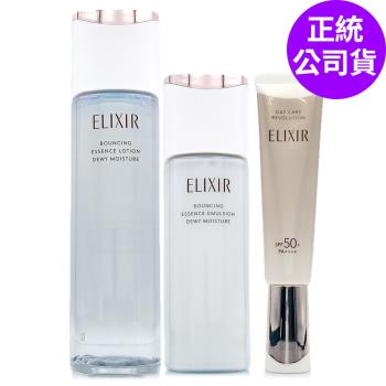 SHISEIDO資生堂 怡麗絲爾膠原彈潤修護精露170ml+膠原彈潤修護精華乳130ml+膠原彈潤多效美肌乳35ml (禮盒特惠組) - 正統公司貨