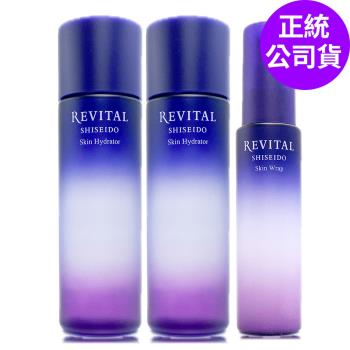 SHISEIDO資生堂 莉薇特麗多胺無痕保濕露150ml*2+莉薇特麗多胺無痕彈力乳90ml (禮盒特惠組) - 正統公司貨