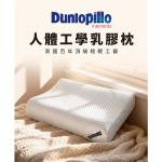【Dunlopillo 鄧祿普】人體工學天然乳膠枕｜分區釋壓支撐 雙高度設計 告別肩頸痠痛 官方正品